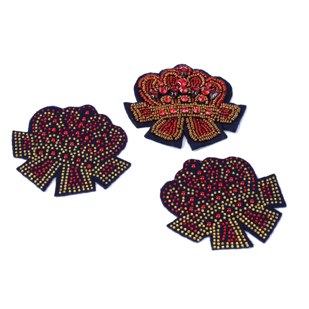High quality custom applique Flower Hotfix stencils rhinestone design patterns for clothing