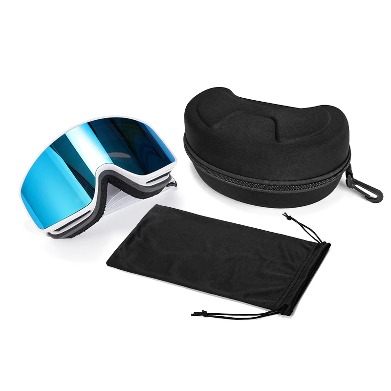 HUBO KID OTG Design Ski Goggles Kid Size Anti-Scratch Magnetic Double Layer Anti-Fog Lens Safety Eyewear Sports Eyewear