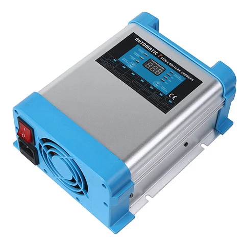 12V 30A 40A 50A 60A  Intelligent lithium Lead Acid Battery Charger With LCD for leisure Caravan Motorhome