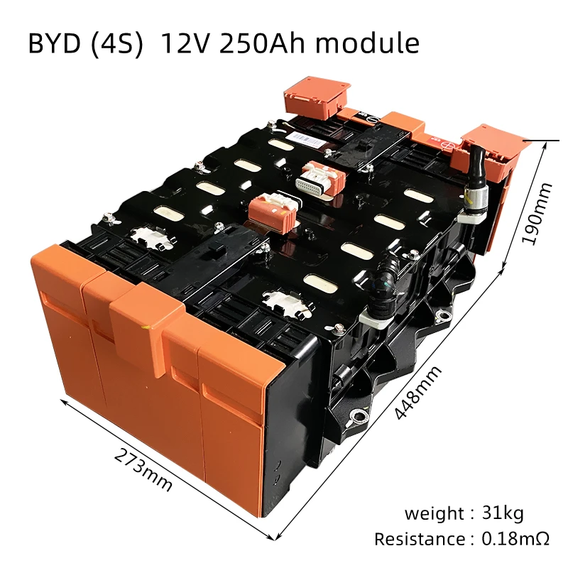 Low price lifepo4 Price Advantaged 12v 250Ah Original BYD product module for power storage and electric vehicle