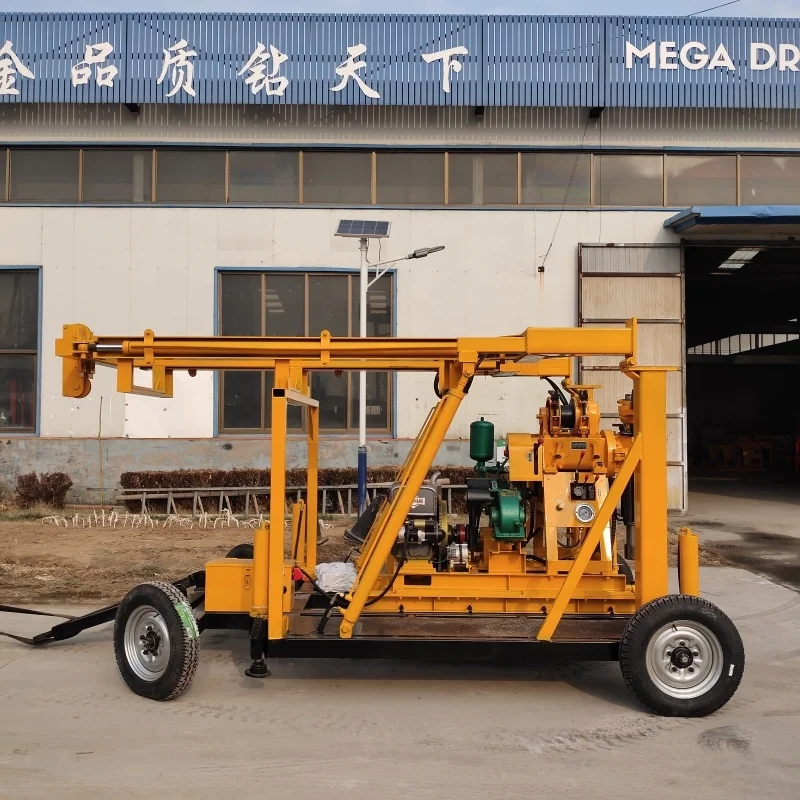 Full hydraulic exploration drilling rig Crawler type medium and large underground coring equipment Water Drilling Machine