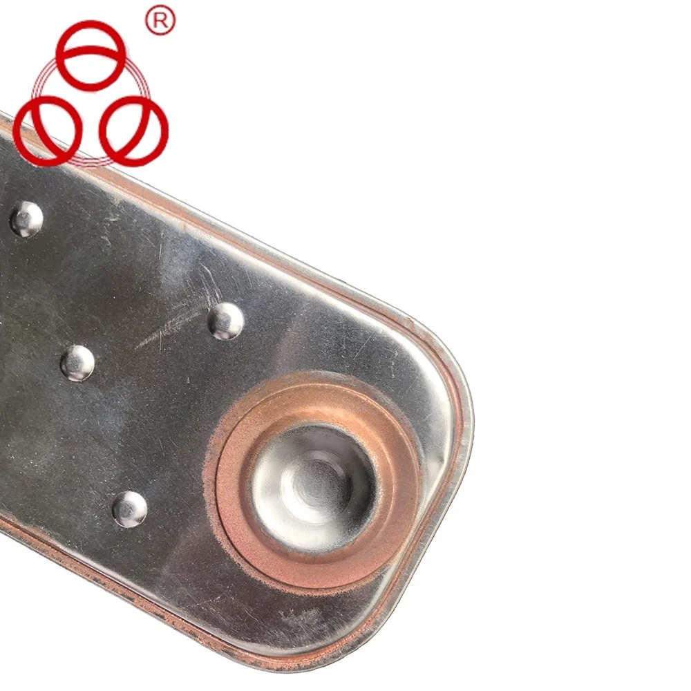 Auto accessories truck bus engine transmission radiator spares parts stainless steel OIL COOLER 51056017176 used for MAN