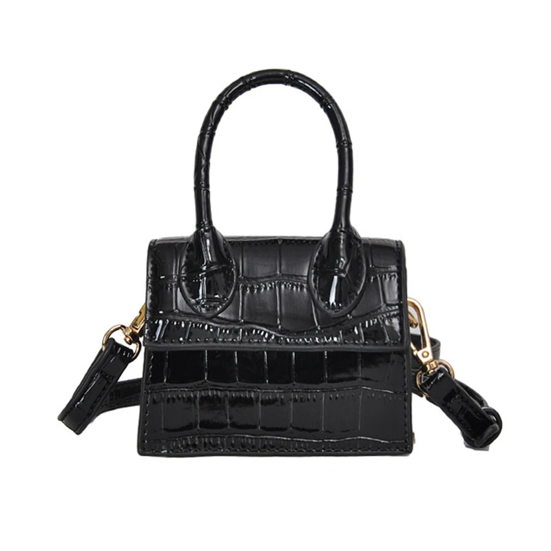 
New Arrival Mini Crocodile Embossed Ladies Shoulder Hand Bags Purse Fashion Women Leather Handbags Tote Bags 