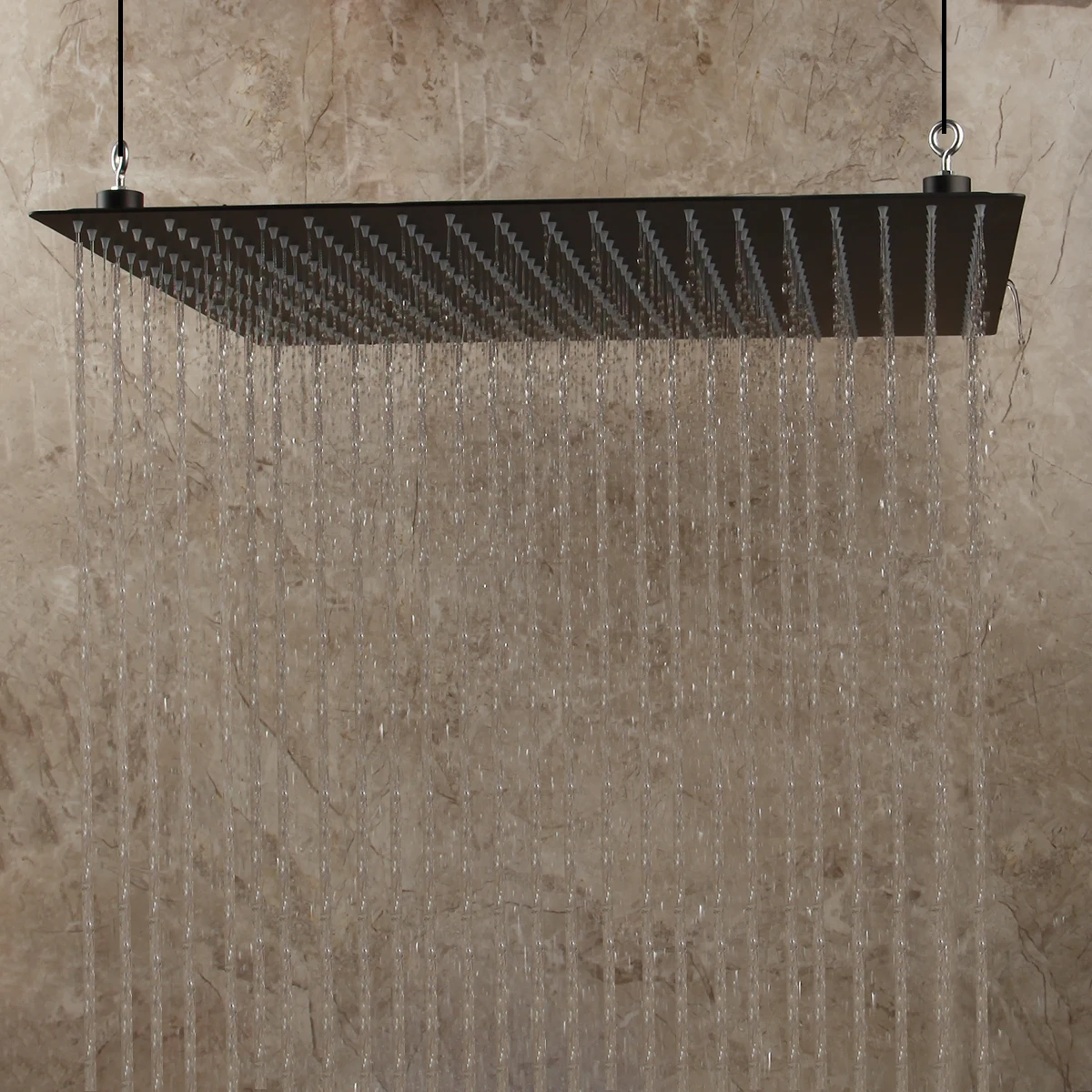 Ultrathin 20' Rainfall Shower Head Ceiling Mounted Top Sprayer Stainless Steel