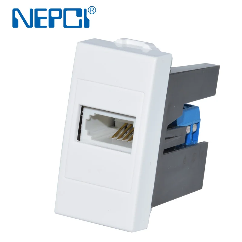 NEPCI 3 gang waterproof wall plate XJY-QB-41 USB outdoor wall mounted panel with 22.5x45mm network RJ45 module jack IP55