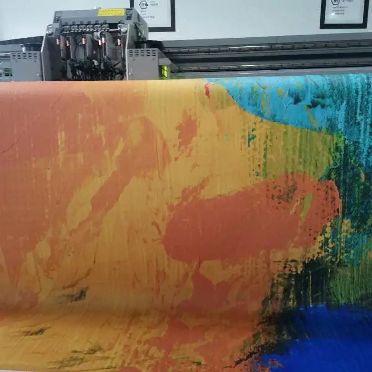 2022 hot selling Eco-solvent Matte Polyester Inkjet Canvas Roll
