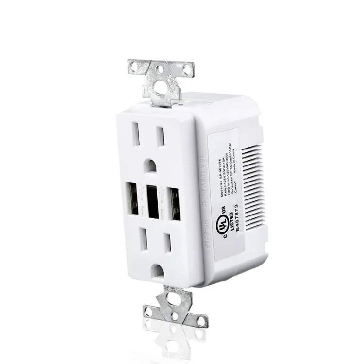 White 2-gang TV F Keystone Jacket Power Outlet Coaxial Usb Wall Plate,face Plates Faceplate CN;ZHE Motion JBFP27 CE ROHS ISO9001