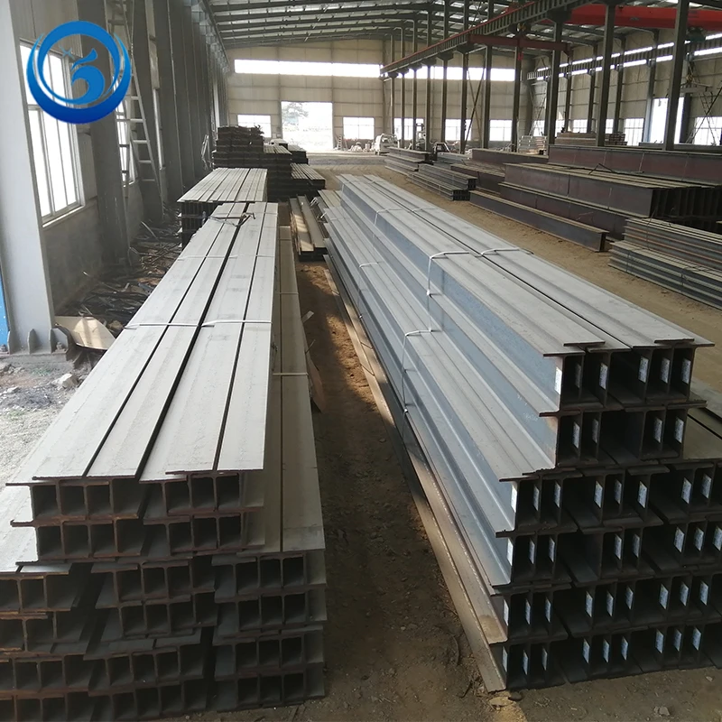 Hot Rolled JIS G3101 SS400 h-beam steel structure rolling h shaped steel beam From China