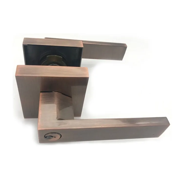 Сверхмощный трубчатый дверной замок из цинкового сплава с ручкой cerradura de manija