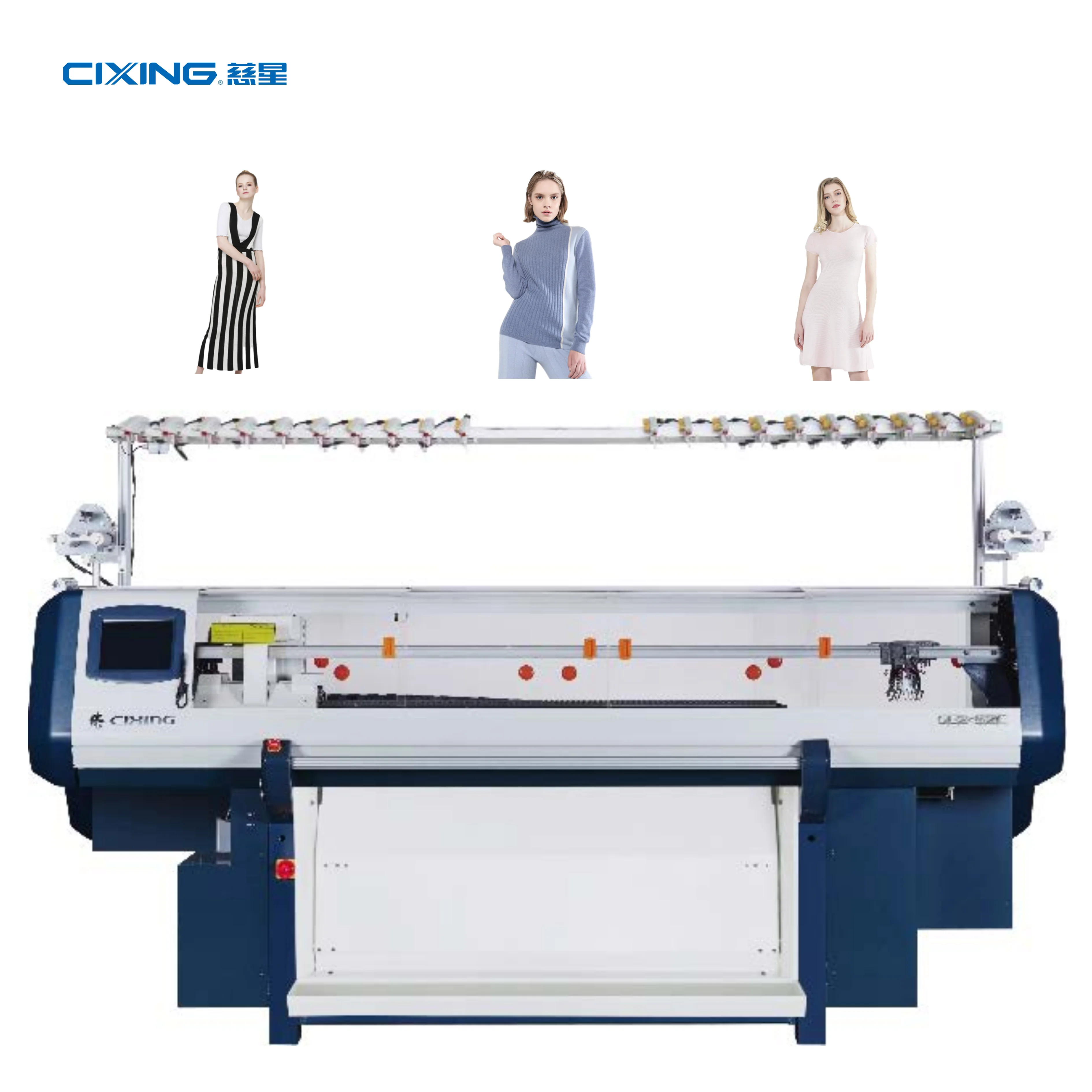 
56 Inch Double systems CIXING Knitting Machine For Jacquard Textile Machine 8G 
