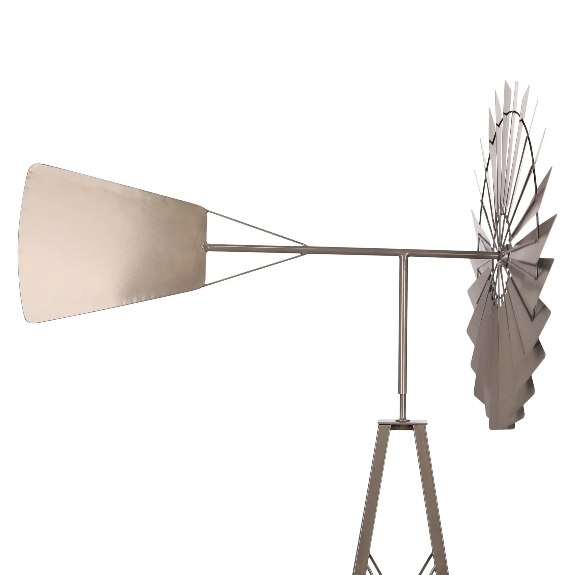 Outdoor Decor Vintage Vertical Wind Spinners Metal for Farm