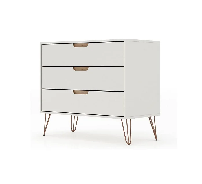 Отделка из натурального Середина столетия современный 3-мебели для спальни