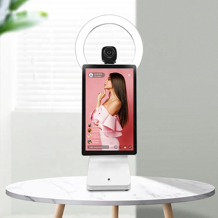 New product 13.3 inch livestream machine android touch youtube screen live stream
