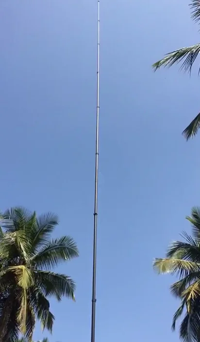 Carbon Fiber Telescopic Pipe Pole For Camera inspection/extendable portable telescoping camera mast tripod poles detector survey