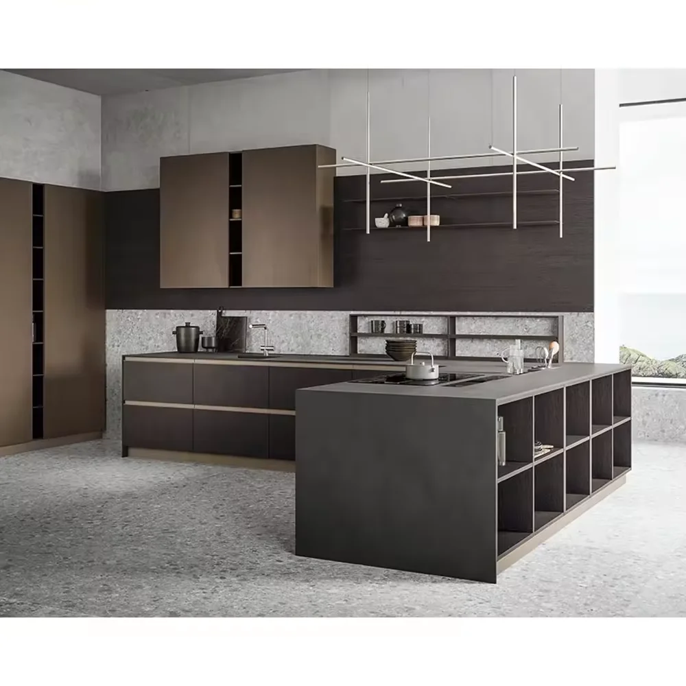Panel CUSTOM Wholesale Wooden Modern Design Kitchen Cabinet