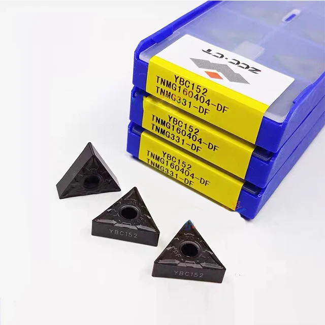 ZCCCT Zhuzhou Cemented Carbide Cutting ToolsTNMG160404-DF YBC252 Turning Inserts Cutting Tools ZCC.CT