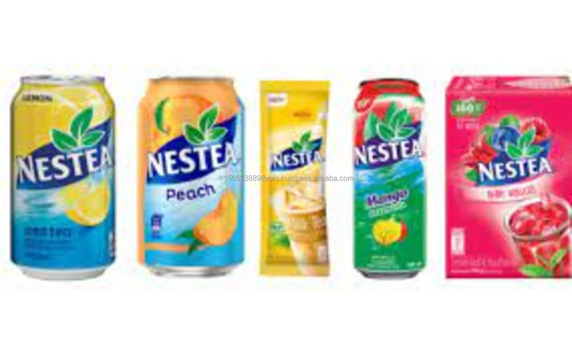 Nestea Iced Tea Lemon, 400 gram with Free Sipper, (makes 1 Litre) - Lemon Ice tea