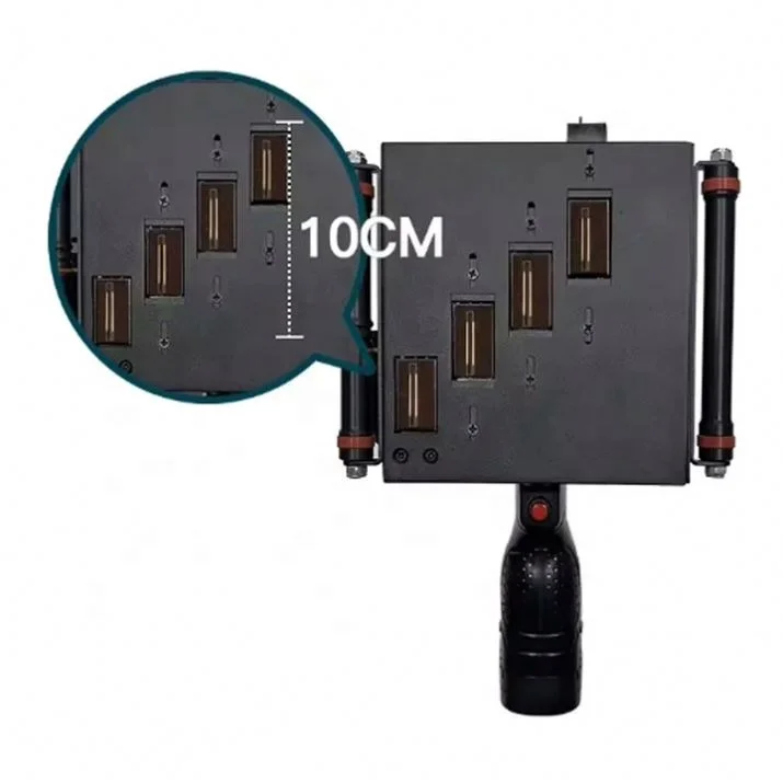 Handheld 100mm Hand Cardboard Carton Box Plastic Metal Glass Coding Inkjet Printer Paper Bag Printing Machine Box