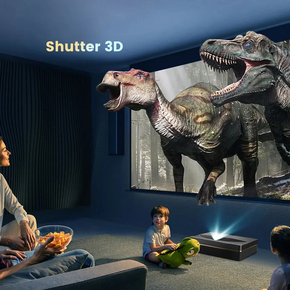 Jenovox B7U Pro Projecteur 3700 Ansi Lumens Proiettore Dlp Proyector Smart Tv Ultra Short Throw Laser Projector 4K