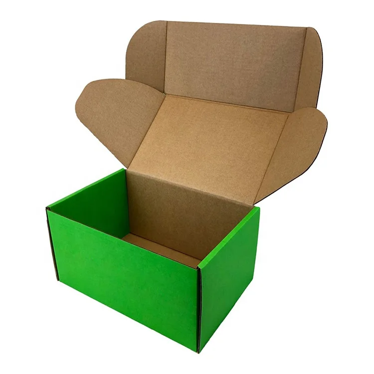 Vietnam China Factory Custom Digital Printing Logo Post Paper Boxes Product Shop Package Posting Shipping Box With Clue Strip