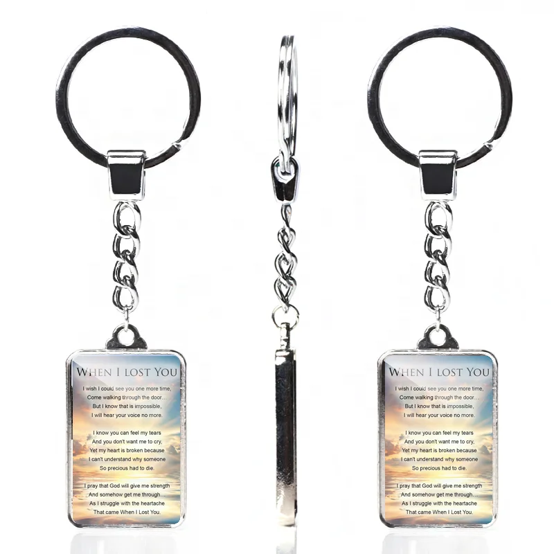 Брелок для ключей, горячая Распродажа, английская цитата, прямоугольный двусторонний брелок с рисунком