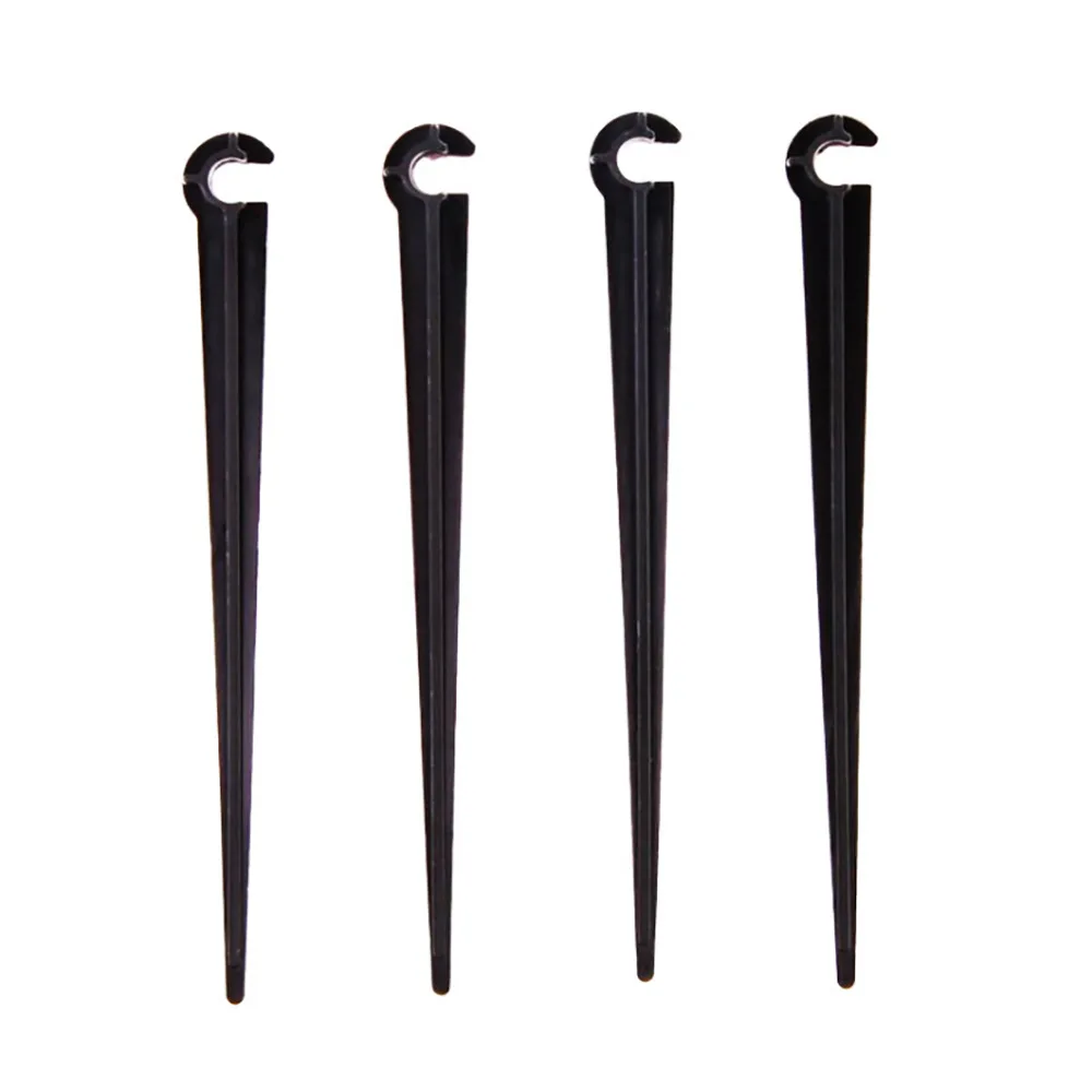 Quality 4/7 Irrigation Support Stake For Drip Hose Plastic Drip Stand Micro Support Stake C Shape Holder Stakes Drip Irrigation