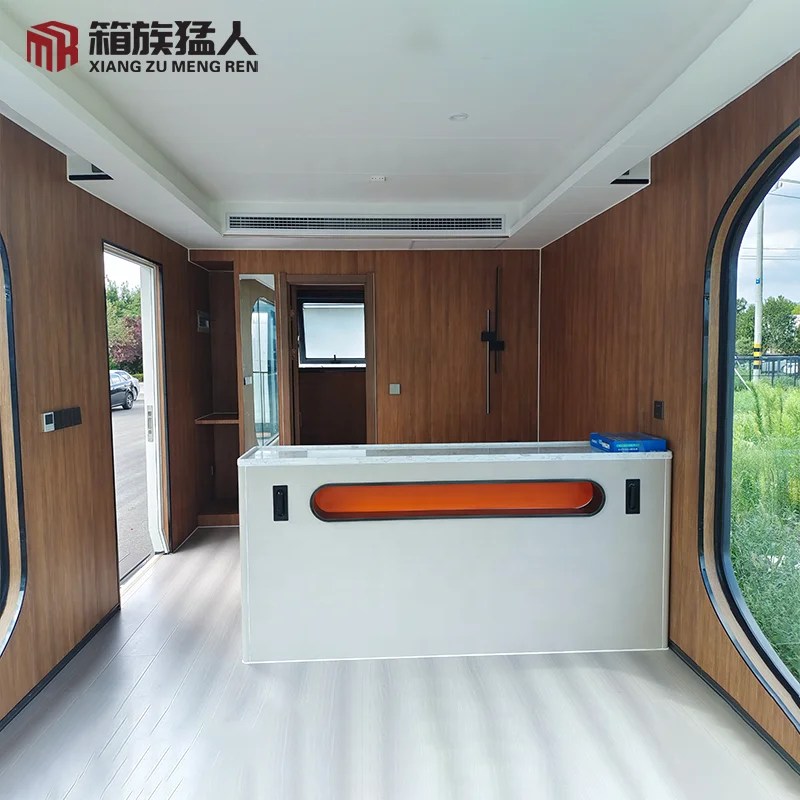 chinese luxury prefab modular Whole house intelligence parts to assemble smart volferda capsule home