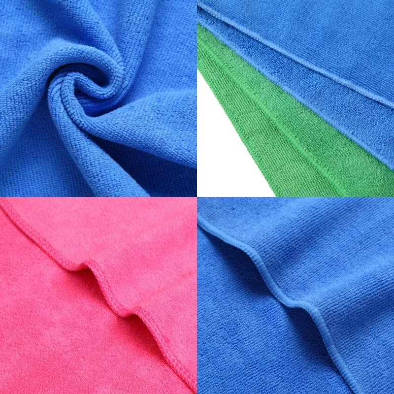 Wholesale Microfibre Colorful 200gsm 300gsm 30x30cm Drying Detailing Absorbent Soft Cleaning Cloth Towel for Car and Kitchen