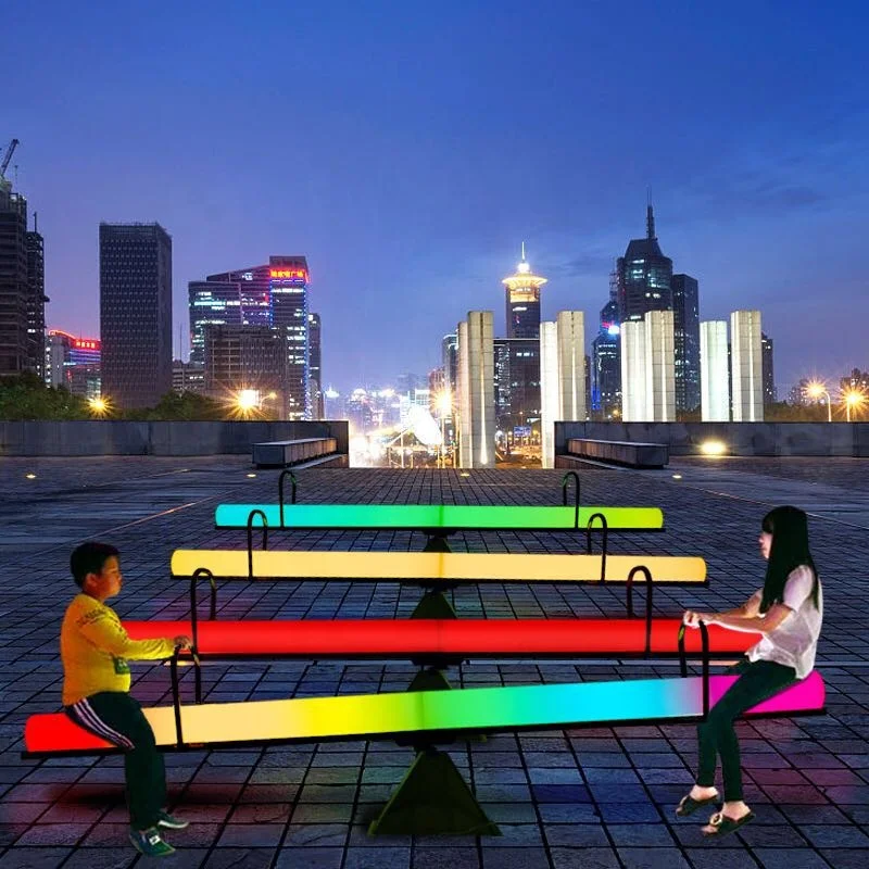 2021 hot selling waterproof IP 68  16 colors change by remote led seesaw for Garden