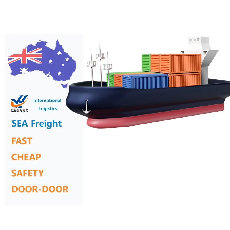 LCL FCL Sea Ocean DDP Shipping service from China to Australia Fulfilment Warehouse Freight Rates Cheap Shipping door to door