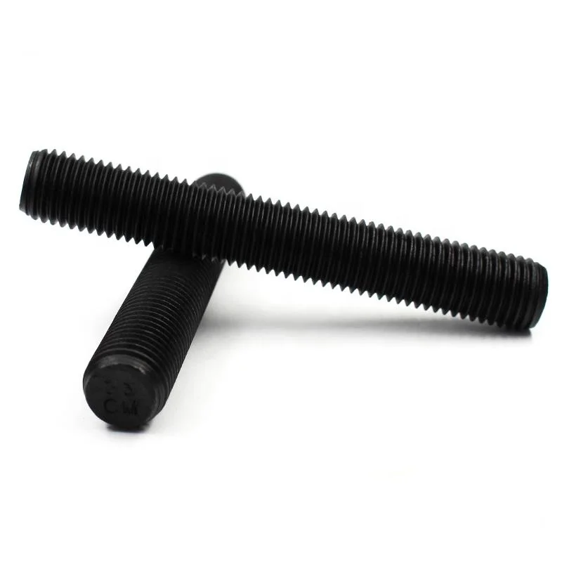 Thread rod ASTM a193  b7 black rod 1/2 3/8 5/8 M6 M8 M10 M12 DIN975  stud bolt Wholesale prices