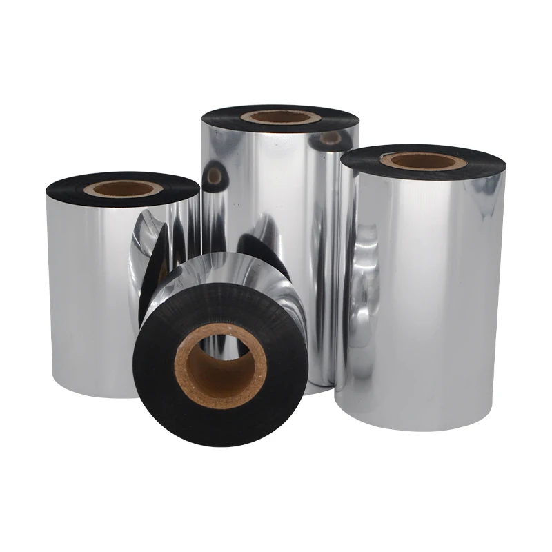 Термотрансферная лента из смолы, Термотрансферная восковая лента, рекламное качество, 110 мм x 300 черный ZOMAX, 10 шт., 24 мм