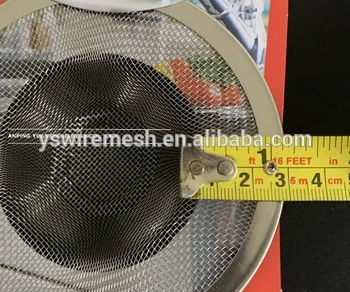 Mesh Drain Stopper Sink Drain Strainers Covers Stainless Steel Silver YS Modern Kitchen Sink Polished 3D Model Design 4.5 Inch