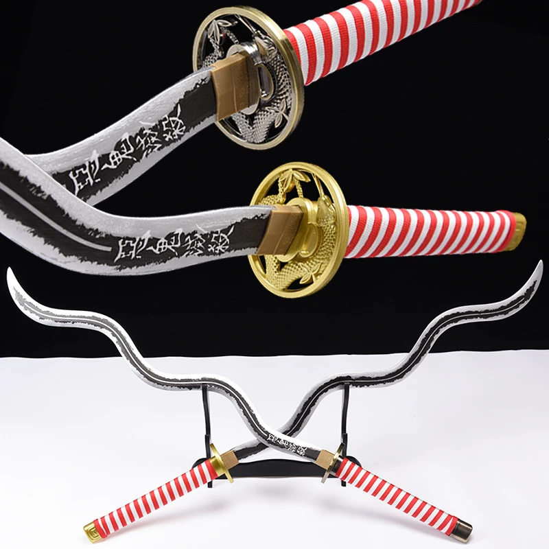 The blade of ghost killing cos sword sun wheel knife Yihei Xiaoba inner snake column play