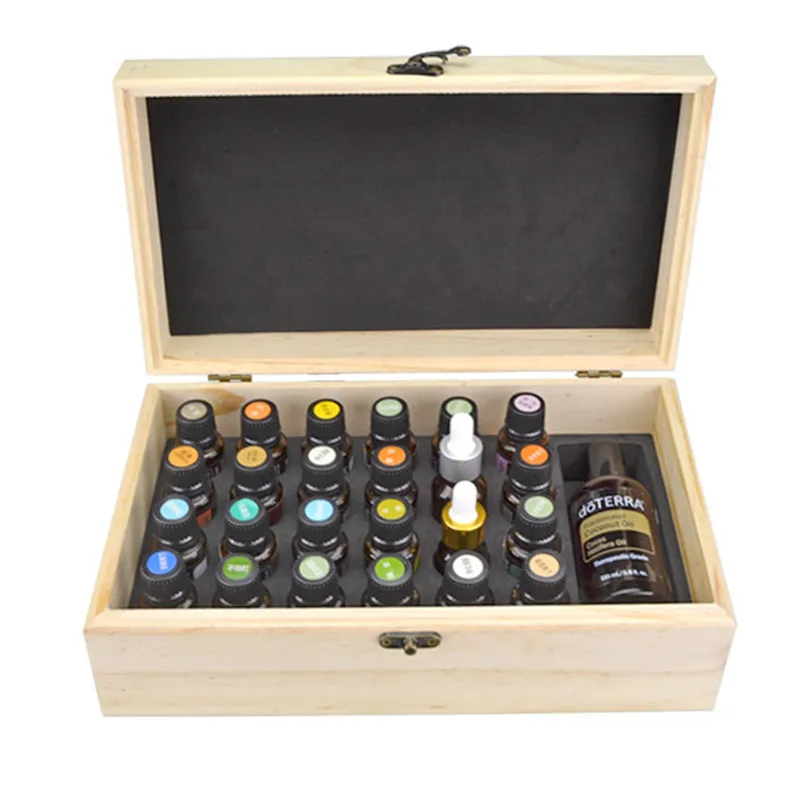 Factory direct supply custom essential oil box essential oil bamboo box doterra wooden essential oil box