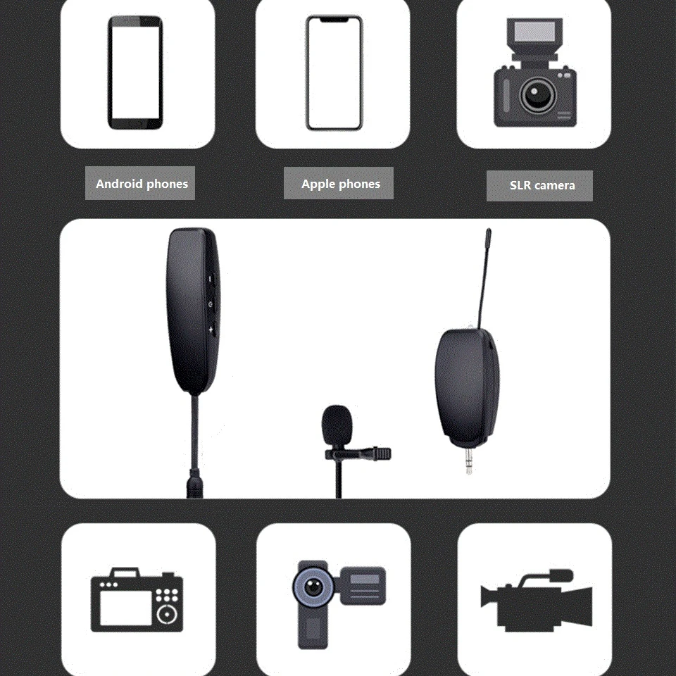 Профессиональные микрофоны для саксофона и пианино с зажимом