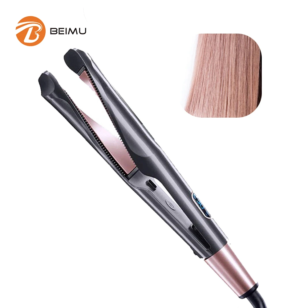 Digital Hot Air Professional Keratin Treatment Straightening Repair Ceramic Flat Iron Lady Introng Hair Straightener