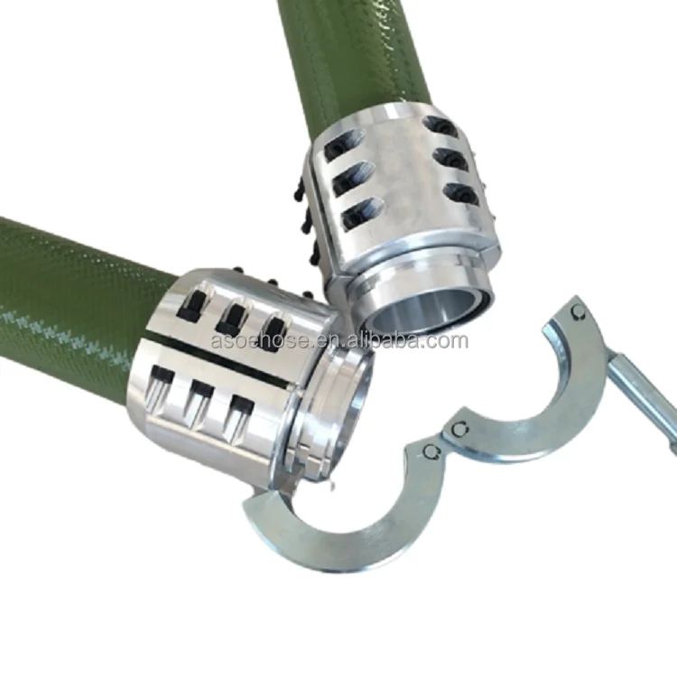 ASOE Olivey Series 6 inch flexible PU fuel Hose with anti-static cooper wires
