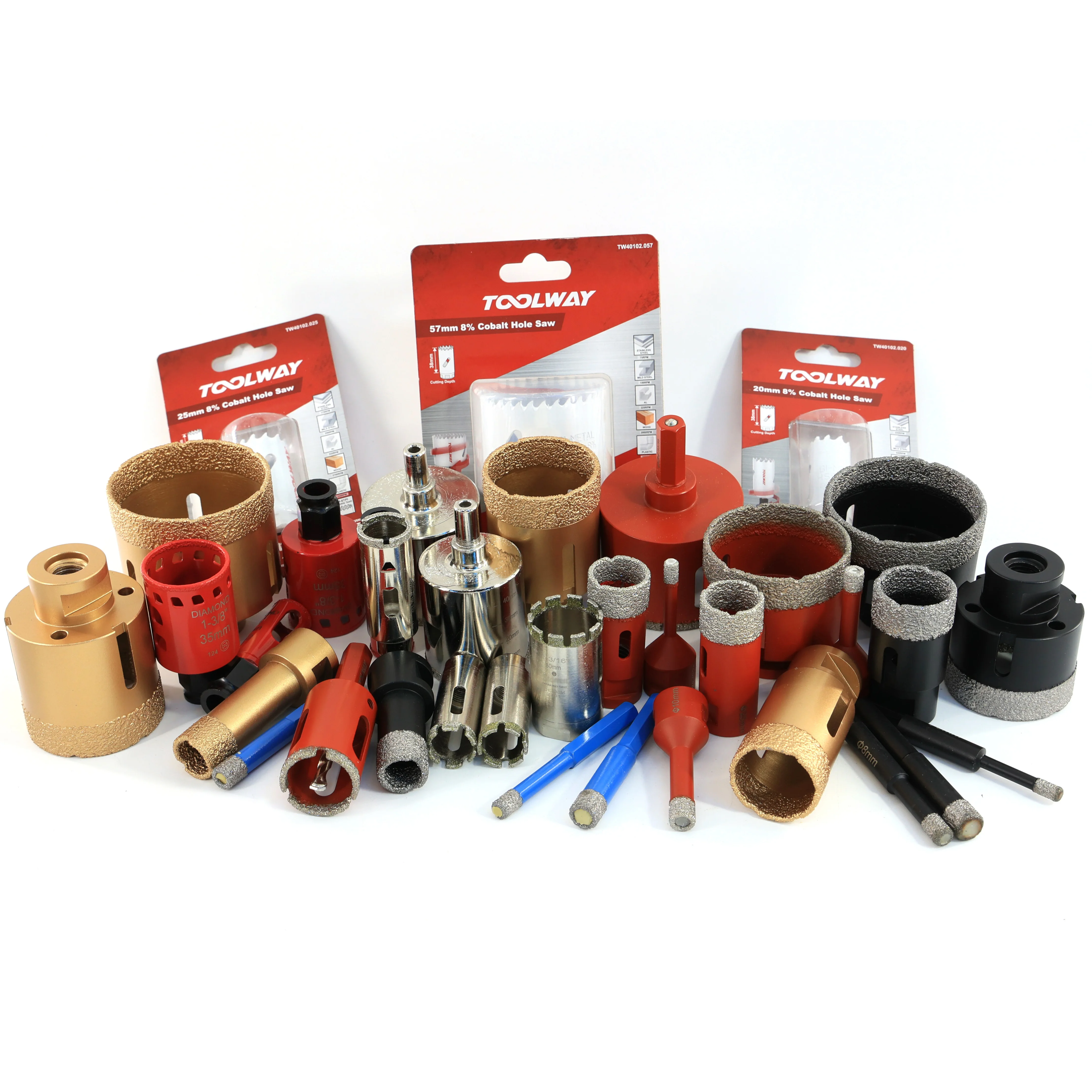 TOOLWAY 16mm diamond core bit drill bit diamond hole saw 41 2 for ceramic brick stone