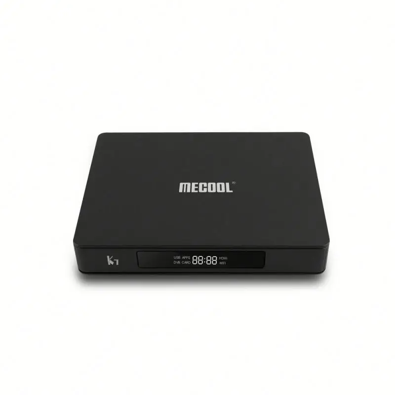 Mecool k7 DVB Android 9.0 Tv Box Amlogic S905X2 Quad Core 4Gb Ram 64Gb Rom 5G Dual 4K 3D Smart Tv Box