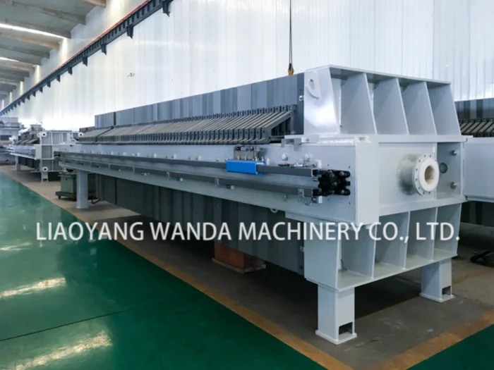 Industrial sludge dewatering filter solid liquid separation equipment 250 square plate frame filter press