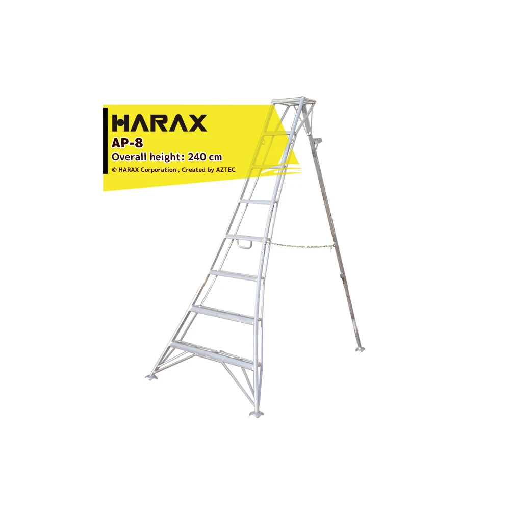 Lightweight robust safety aluminium folding step ladder for sale