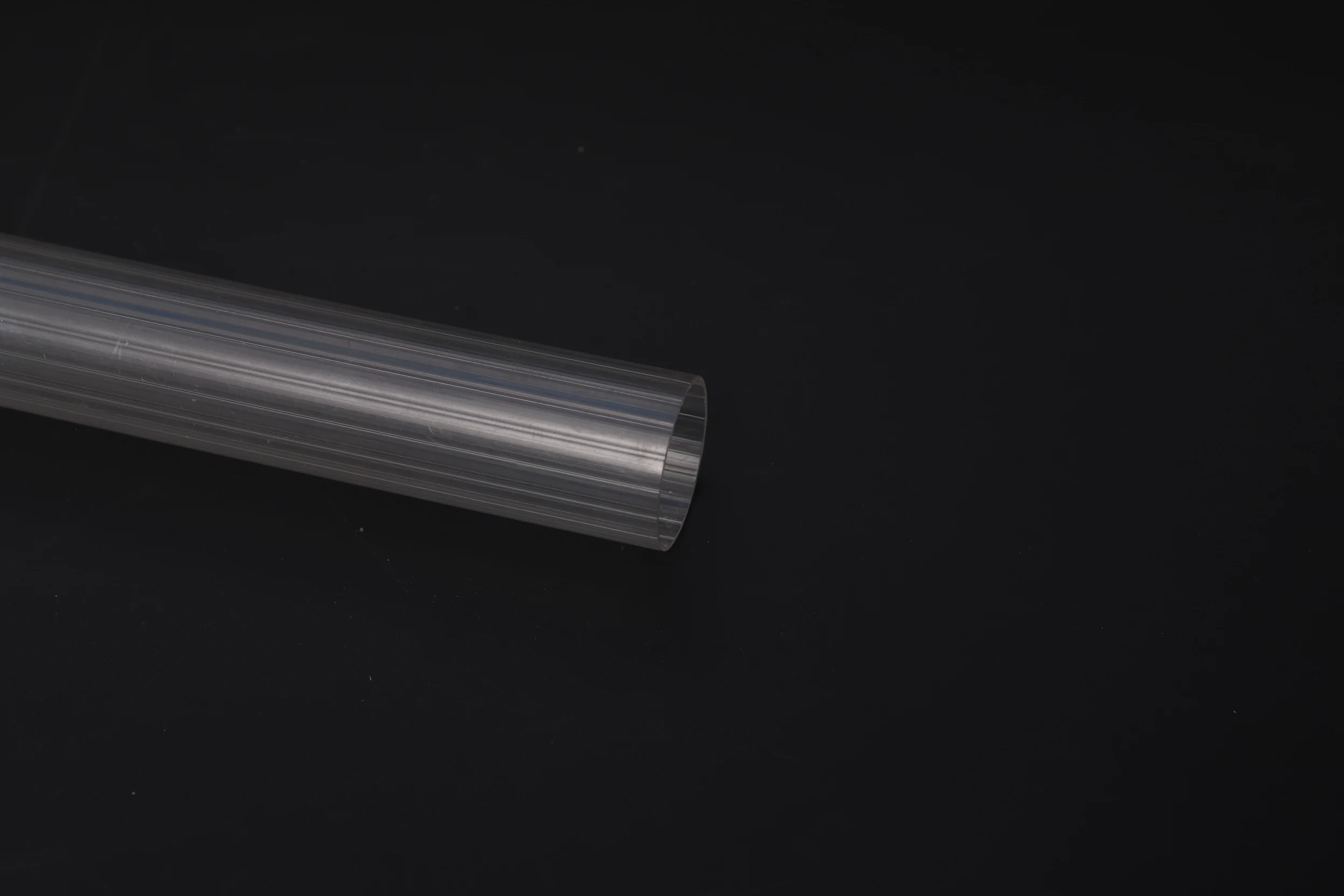 Kebao High Quality Clear Pc Pa Clear Hard Plexiglass Tube Customized Size Thickness Extruded Plastic Tube Transparent Pipe