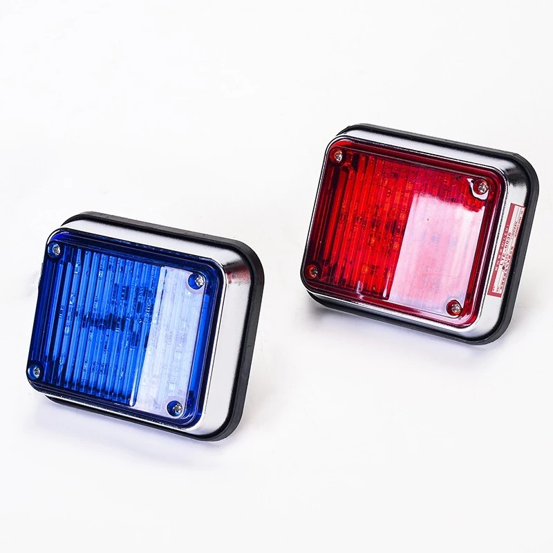Ambulance Side LED Strobe Light Traffic Safety Warning Signal Flashing Lights Made of ABS and PC Material