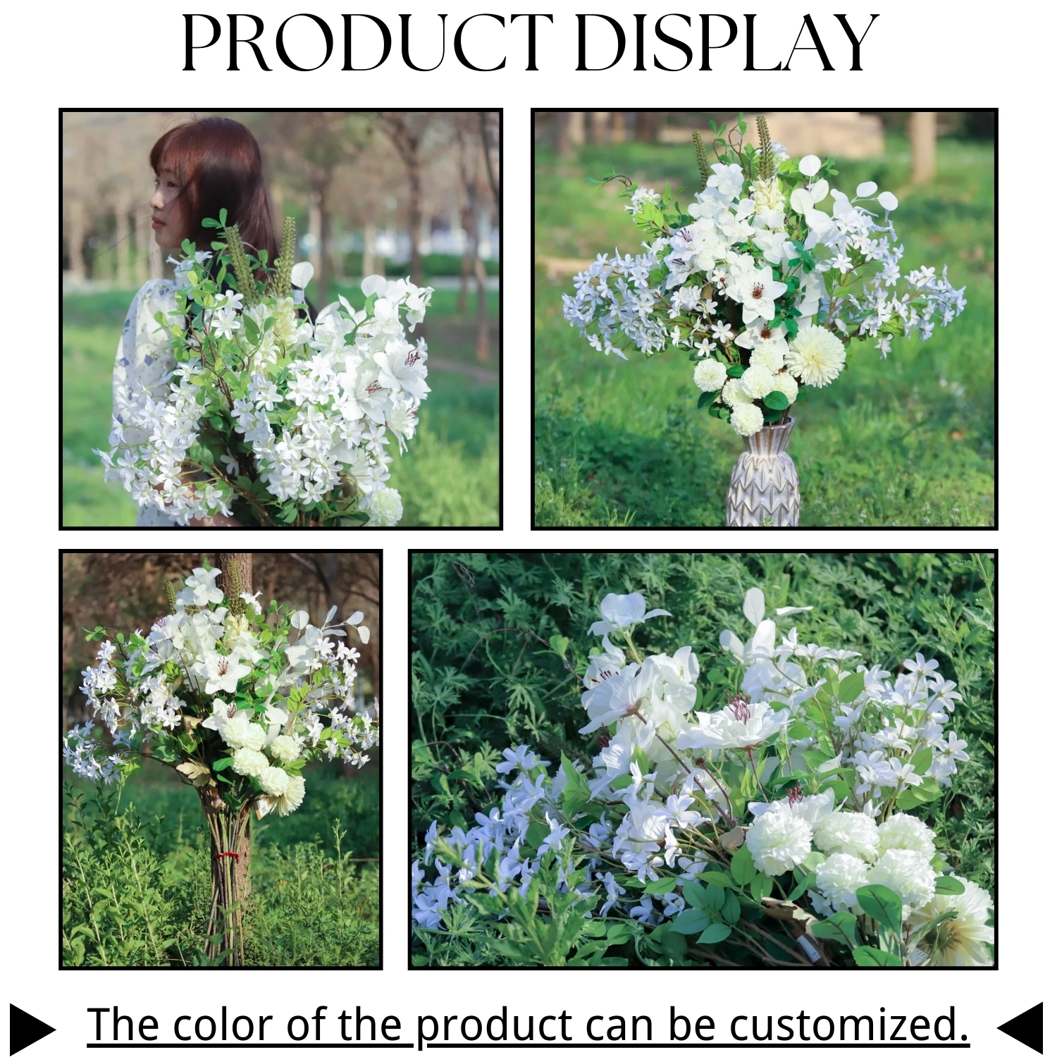 China Hot Selling Wholesale Faux Realistic Green Plants for Home Wedding Decoration Plant Wall Artificial Plant Flower Wall