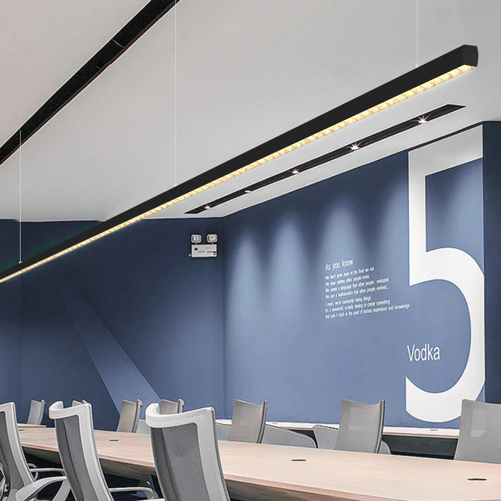 SCON High quality aluminum 20W 40W LED linear light led linear high bay light 1.2m 1.5m