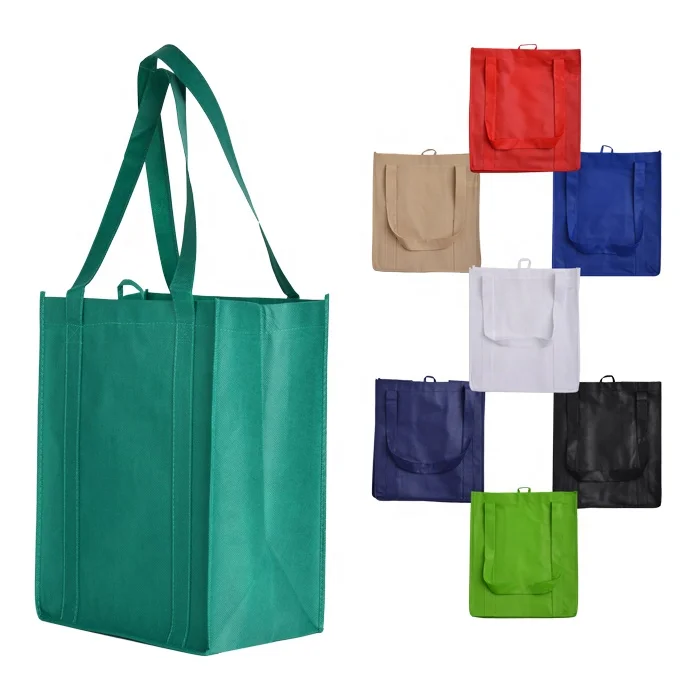 Non Woven Cloth tote Bags Reusable Grocery bag Polypropylene Advertising Shopping Bags TNT promotional gifts