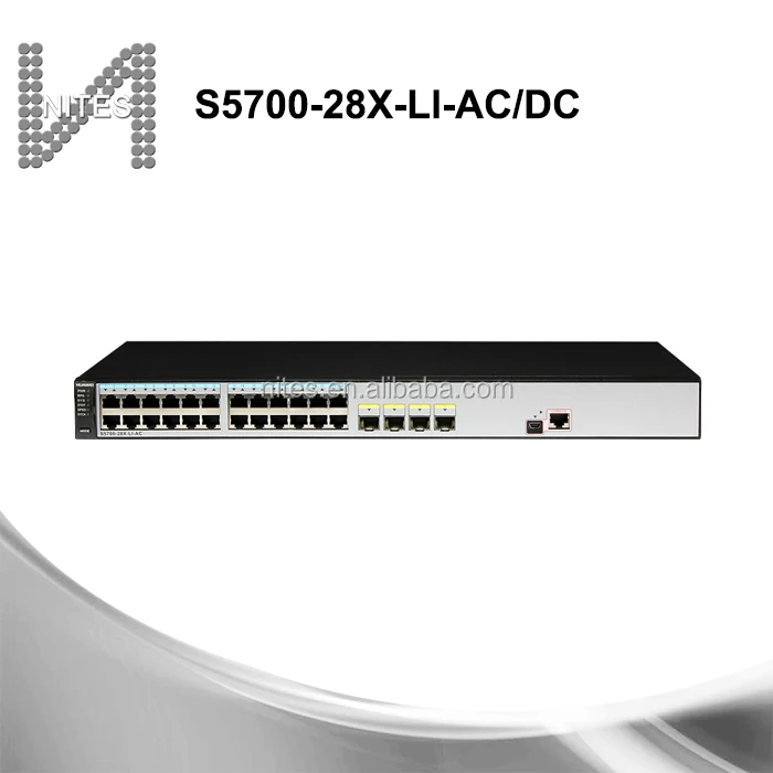 Huawei S5700 серии S5700-28X-LI-AC/DC волоконно-оптический коммутатор ethernet с sfp