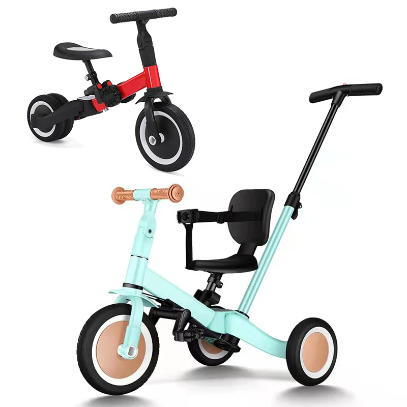 plegable triciclo ninos 1.5 to 5 years old 3 in 1  balance bike to 3 wheel baby trike toddler kids tricycle for children