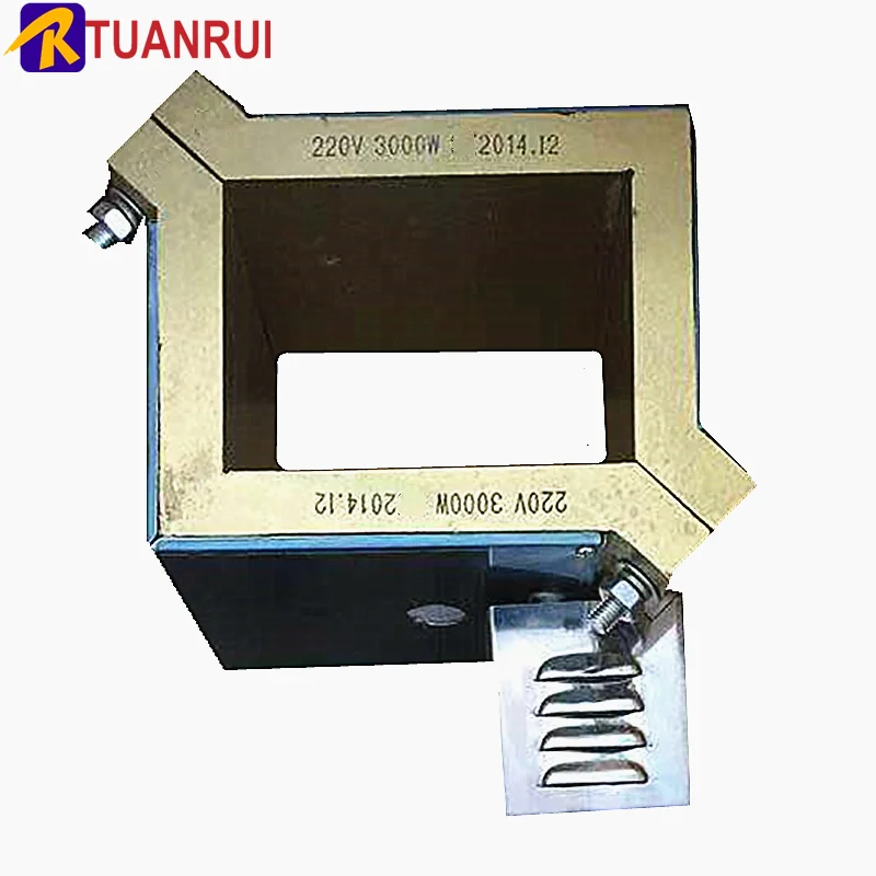 Custom cast copper heating plate for air trough